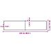 Piano Tavolo Marrone 220x50x (2-4) cm Rovere Massello Trattato - Foto miniatura 2