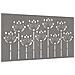 Decorazione Muro Da Giardino 105x55 Cm Fiore In Acciaio Corten - Foto miniatura 3