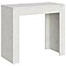 Consolle Allungabile 90x42/198 Cm Emy Small - Bianco Spatolato - Foto miniatura 1