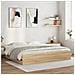 Giroletto Cassetti Rovere Sonoma 200x200 Cm Legno Multistrato - Foto miniatura 1