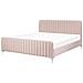Letto Velluto Lunan 180 X 200 Cm Rosa Pastello - Foto miniatura 8