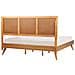 Letto Matrimoniale Legno Chiaro 180 X 200 Cm Istres - Foto miniatura 3