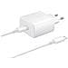 Set Caricabatterie Samsung 45w Usb-c Con Cavo Usb-c Verso Usb-c 1,8m, Bianco - Foto miniatura 1