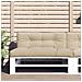 Cuscino Per Pallet Beige 120x40x12 Cm In Tessuto - Foto miniatura 1