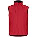 Classic Softshell Vest Rosso S - Foto miniatura 1