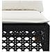 Set Divani da Giardino 10pz con Cuscini in Polyrattan Nero - Foto miniatura 8