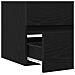 Mobile Lavabo Rovere Nero 100x38,5x45 cm Legno Multistrato - Foto miniatura 7