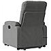 Lusso Casadino -  Poltrona A Rialzo Massaggi Reclinante Grigio Scuro Microfibra - Foto miniatura 4
