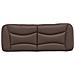 Lusso Casadino -  Cuscino Testiera Hvar Marrone 120 Cm In Similpelle - Foto miniatura 4