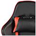 Lusso Casadino -  Sedia Da Gaming Girevole Rossa In Pvc - Foto miniatura 7