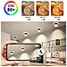 Led Faretti Da Soffitto 7w 700lm Neri 3 Modalità Di Colore 4 Pezzi - Foto miniatura 5