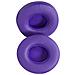 2 Cuscinetti Auricolari Di Ricambio In Pelle Proteica Compatibili Con Cuffie Beats Solo 2 E Solo 3 Purple - Foto miniatura 4