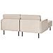 Divano Angolare 2 Posti Breda Velluto A Coste Beige Lato Destro - Foto miniatura 5