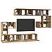 Set mobile TV 10 pcs rovere artigianale 60 x 30 x 30 cm - Foto miniatura 3