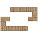 Set mobile TV 10 pcs rovere artigianale 60 x 30 x 30 cm - Foto miniatura 7