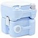 Toilette Portatile per Camping Azzurro 41.5 x 36.5 x 42 cm - Foto miniatura 3