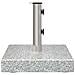 Base per ombrellone Grigio 41 x 41 x 37 cm Granito - Foto miniatura 7
