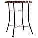 Tavolo Rotondo In Metallo Nero D60x71h Cm - Foto miniatura 2