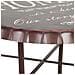 Tavolo Rotondo In Metallo Nero D60x71h Cm - Foto miniatura 4