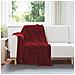 Coperte da Pile 6 pcs Rosso Bordeaux 130 x 150 cm Panno - Foto miniatura 2