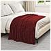 Coperte da Pile 6 pcs Rosso Bordeaux 130 x 150 cm Panno - Foto miniatura 3