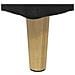 Pouf contenitore Nero 40 x 40 x 45 cm Pelle sintetica - Foto miniatura 8