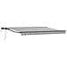 Cornice per Tenda Manuale con LED Antracite e Bianco 4,5 × 3 m - Foto miniatura 1