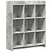 Libreria Grigio Concretè 87,5 x 30 x 111 cm - Foto miniatura 1