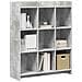 Libreria Grigio Concretè 87,5 x 30 x 111 cm - Foto miniatura 2