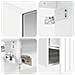 Set di Armadi da Bagno 5 pcs Bianco 50 x 14,5 x 70 cm - Foto miniatura 9