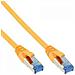 Cavo Rete Lan Cat. 6A, S / FTP (PIMF) , HalogenFree 500MHz, giallo, 0.5m - Foto miniatura 1