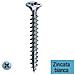 Viti Tsp Testa Svasata Piana A Croce Pozidriv Zincata Bianca Diametro 4,0 Mm Lunghezza 50 Mm Filetto Parziale Confezione Da 500 Pz - Foto miniatura 1