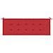Cuscino per Panca da Giardino Rosso 150x50x4 cm - Foto miniatura 6
