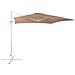 Ombrellone Da Giardino Mocca Bianco 250 X 250 X 235 Cm Monza - Foto miniatura 10