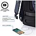 Bobby Hero Small Zaino Antifurto Usb Blu Scuro (borsa Unisex)  - Foto miniatura 4