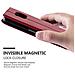 Custodia Compatibile Con Samsung Galaxy S7 Edge In Rosso Mela - Coperchio Protettiva Con Chiusura Magnetica, Funzione Stand E Tasca Per Le Carte - Foto miniatura 6