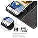 Custodia Compatibile Con Samsung Galaxy S2 / S2 Plus In Blu Scuro Marrone - Coperchio Protettiva Con Chiusura Magnetica, Funzione Stand E Tasca Per Le Carte - Foto miniatura 7