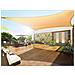 Vela Ombreggiante Per Giardino Poliestere 5m Quadrato Greenblue Gb505 Crema - Foto miniatura 2