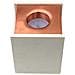 V-tac Vt-860 Portafaretto Soffitto Quadrato In Gesso Bianco Con Bordo Metallo Opaco Oro Rosa Per 1xgu10-gu5.3 - Sku 3115 - Foto miniatura 1