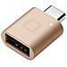 Usb Tipo C A Usb 3.0 Adapter Thunderbolt 3 Per Alluminio Usb Adapter Con Indicatore Led Per Macbook Pro 20192018 Macbook Air 2018 Pixel 3 Dell Xps E Altro Tipo C-devices (oro)  - Foto miniatura 1