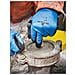 Nitrile 377, Rivestimento In Schiuma Di, Nitrili, Usi Generici, Blu Con Palmo Nero, 7 / M - Foto miniatura 2