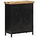 Credenza 60x30x76 Cm In Legno Di Mango Grezzo - Foto miniatura 1