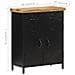 Credenza 60x30x76 Cm In Legno Di Mango Grezzo - Foto miniatura 8