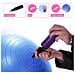 Palla Per Esercizi Di Yoga Balance Ball, Diametro: 75 Cm, Spessore: 2 Mm, Blu, Pvc - Foto miniatura 19