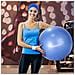 Palla Per Esercizi Di Yoga Balance Ball, Diametro: 75 Cm, Spessore: 2 Mm, Blu, Pvc - Foto miniatura 6