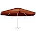 Telo di Ricambio per Ombrellone Terracotta 600 cm - Foto miniatura 1