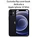 Maxy Custodia Book Orizzontale Silicone Case Per Apple Iphone 12 Mini Navy-lime - Foto miniatura 2