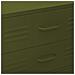 Cassettiera Verde Oliva 80x35x101,5 cm in Acciaio - Foto miniatura 4