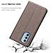 Custodia Compatibile Con Motorola Moto G51 5g In Bruno Caffè - Coperchio Protettiva Con Chiusura Magnetica, Funzione Stand E Tasca Per Le Carte - Foto miniatura 7
