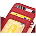 Custodia Compatibile Con Apple Iphone 13 Mini In Rosso Cremisi - Coperchio Protettivo Con Chiusura Magnetica E 3 Slot Per Carte - Foto miniatura 7